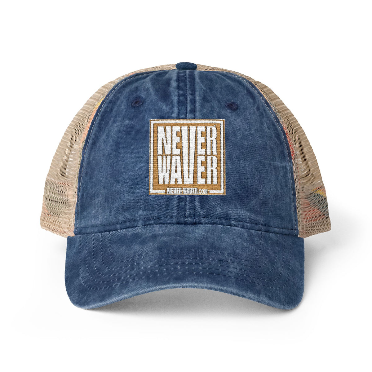 Never Waver Women's Washed Mesh-Back Cap