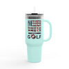 Insulated Travel Mug - "Never Waver Golf" - 40oz Sporty Drinkware
