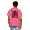 'Never Waver' Design Patriotic Unisex Garment-Dyed T-Shirt