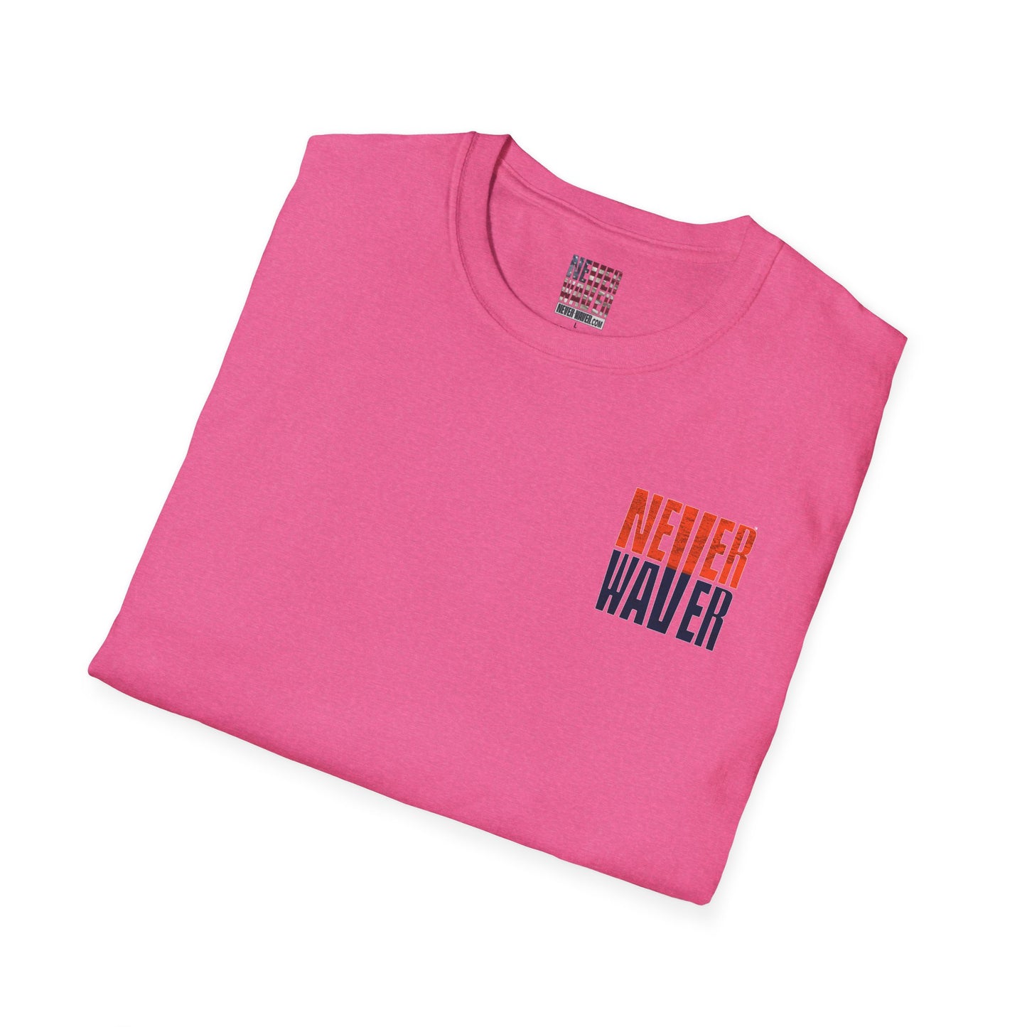 Denver Fans Never Waver Unisex Softstyle T-Shirt