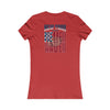 New York Fans Never Waver W-Leopard Football Women's Favorite Tee
