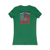 New York Fans Never Waver W-Leopard Football Women's Favorite Tee
