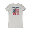 New York Fans Never Waver W-Leopard Football Women's Favorite Tee