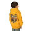 Never Waver Always Back Our First Responders Vintage-Inspired Youth Hoodie with American Flag Design