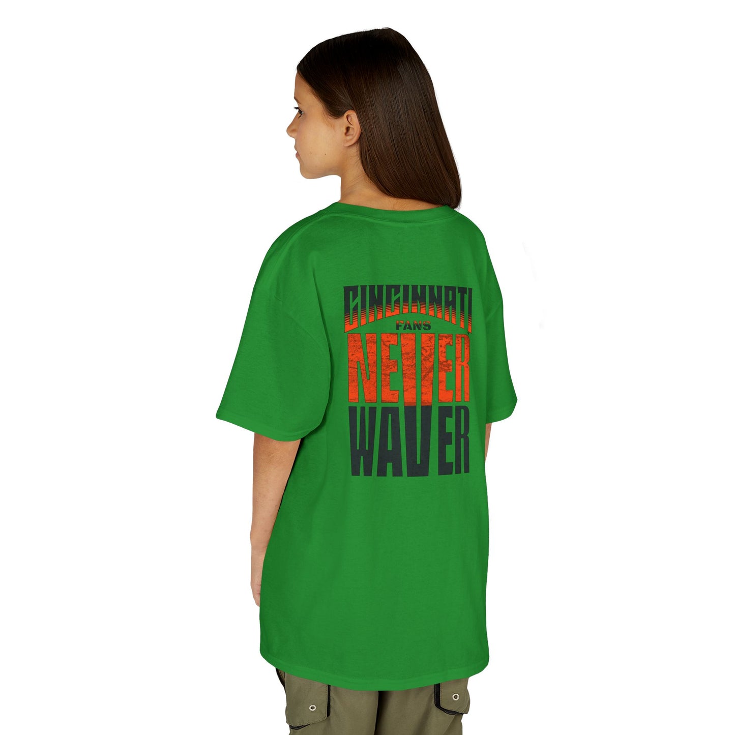 Cincinnati Fans Never Waver Kids Heavy Cotton™ Tee