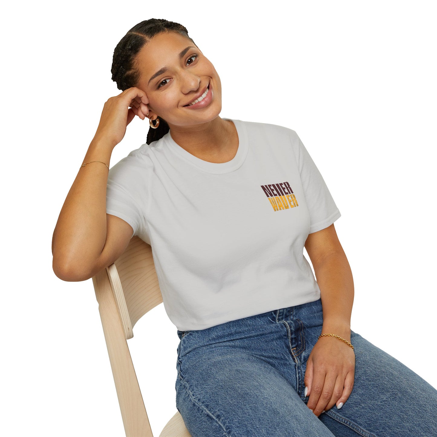 Washington Fans Never Waver Unisex Softstyle T-Shirt
