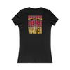 Kansas Fans Never Waver W-Leopard Football Women's Favorite Tee