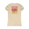 Kansas Fans Never Waver W-Leopard Football Women's Favorite Tee