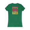 Kansas Fans Never Waver W-Leopard Football Women's Favorite Tee