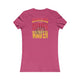 Kansas Fans Never Waver W-Leopard Football Women's Favorite Tee by Printify