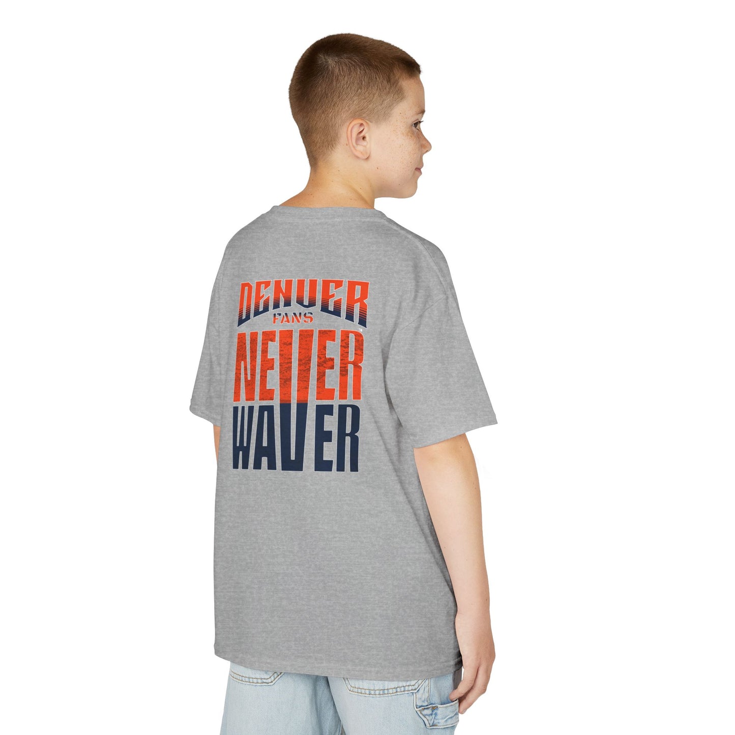 Denver Fans Never Waver Kids Heavy Cotton™ Tee