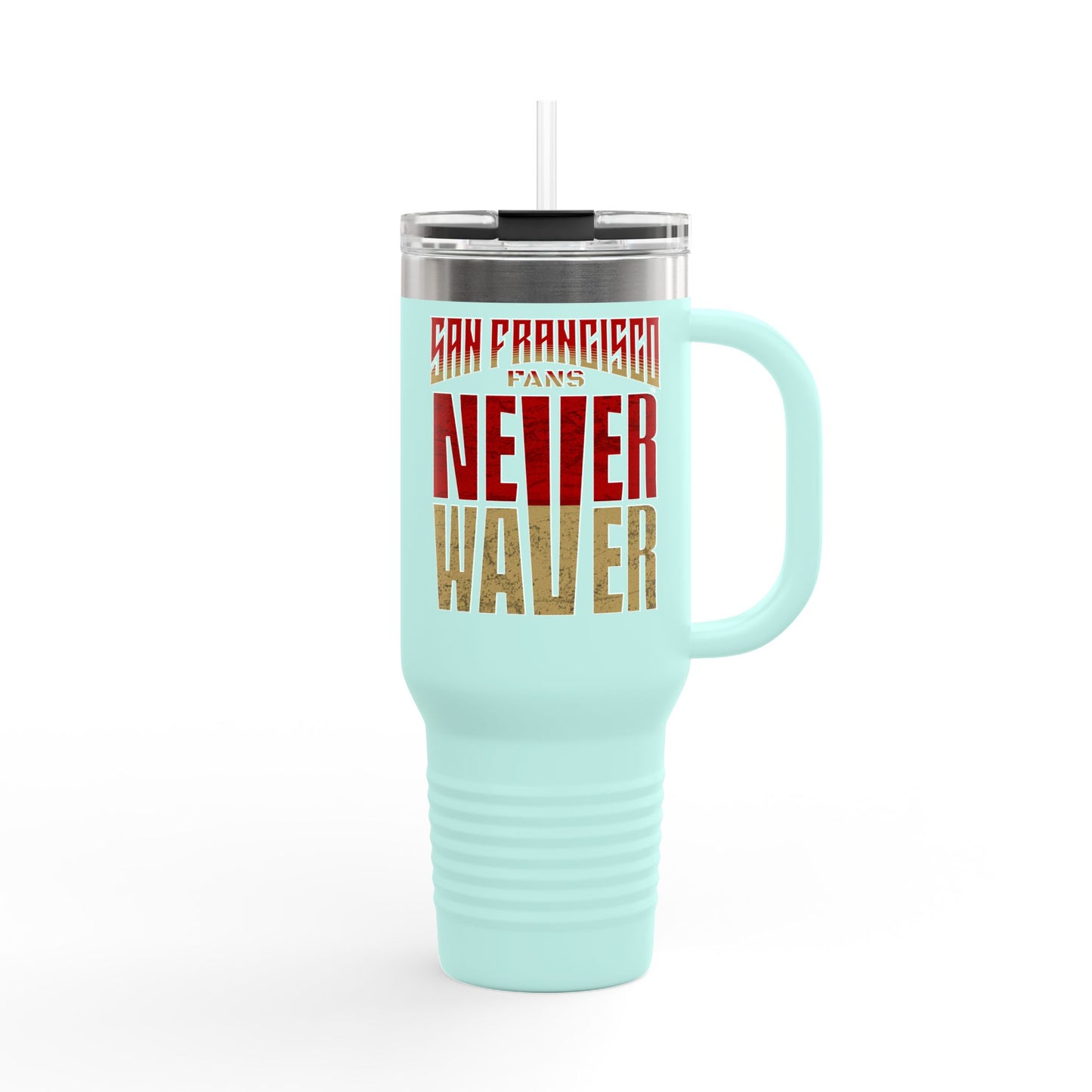 San Francisco Fans Never Waver Insulated Travel Mug, 40oz