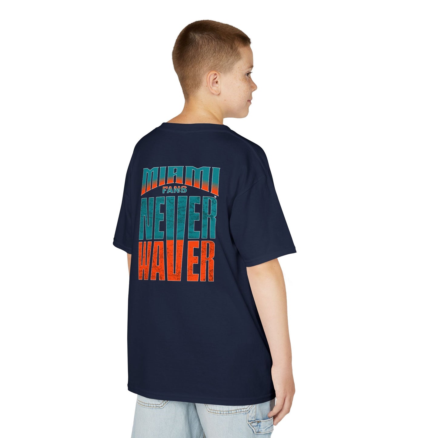 Miami Fans Never Waver Kids Heavy Cotton™ Tee