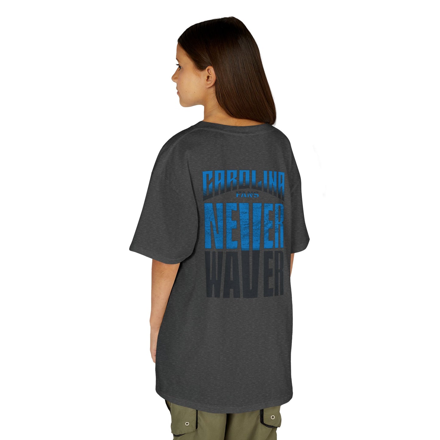 Carolina Fans Never Waver Kids Heavy Cotton™ Tee