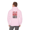 Tampa Bay Fans  Never Waver  w Leopard Football Unisex Heavy Blend™ Hoodie - Perfect for Sports Fans