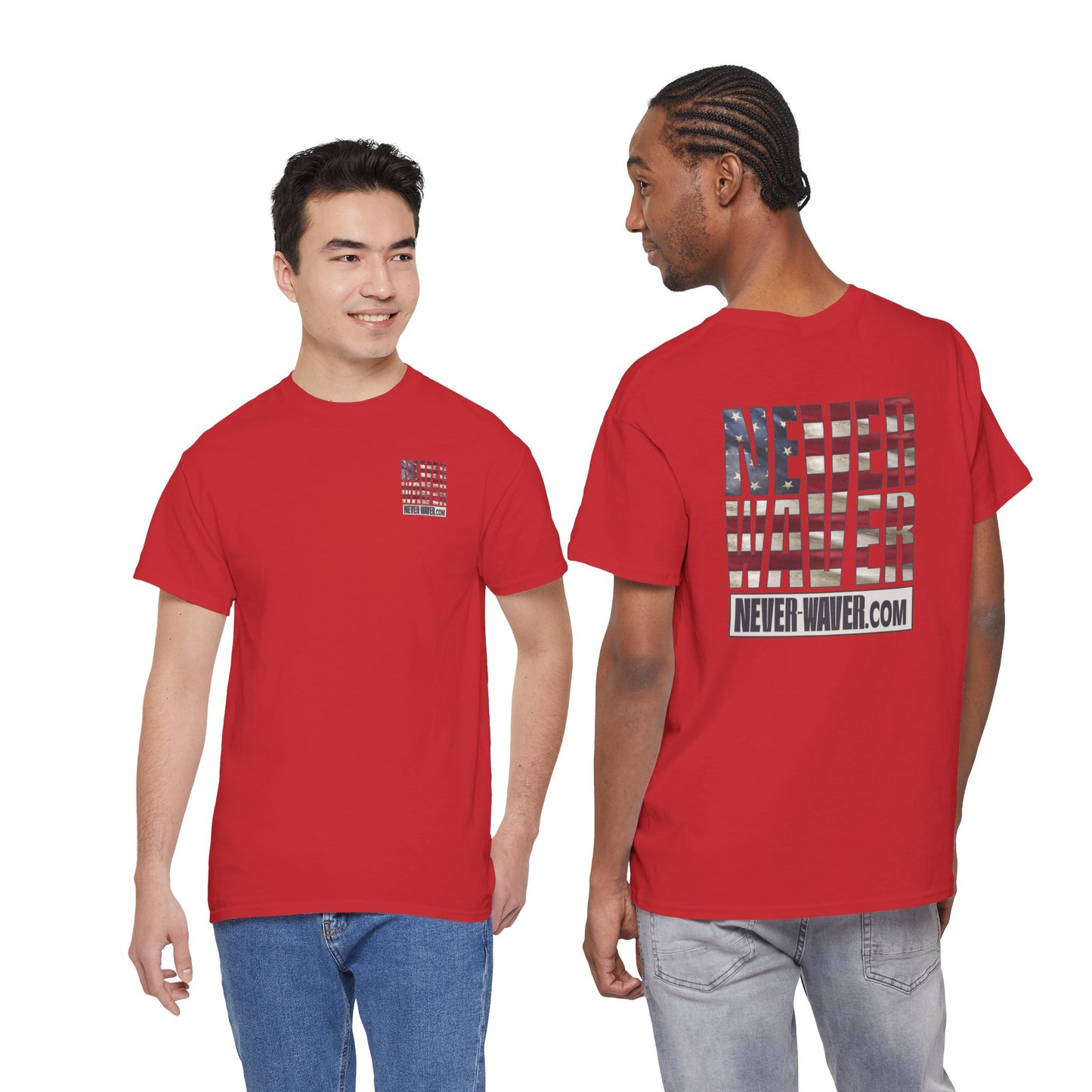 Never Waver Unisex Heavy Cotton Tee