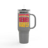 Kansas Fans Never Waver Insulated Travel Mug, 40oz