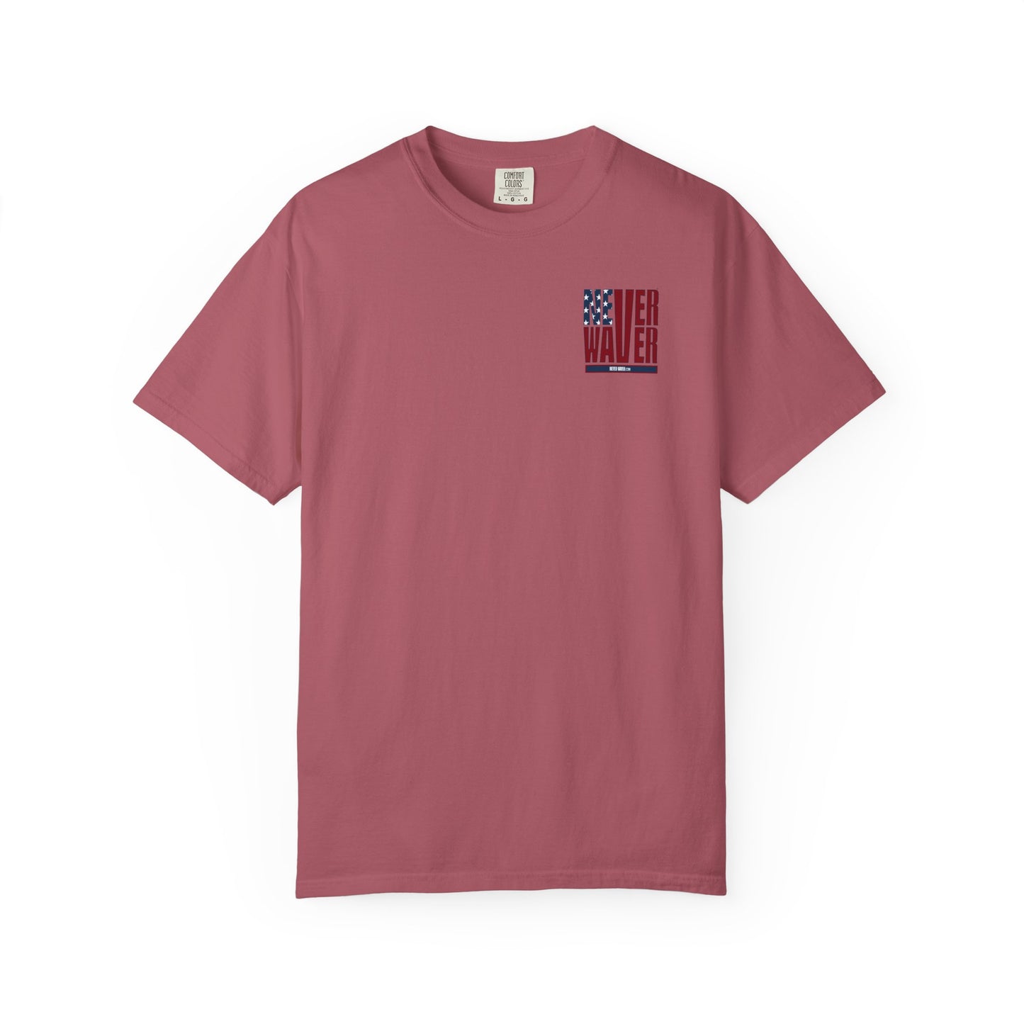 'Never Waver Husband Daddy Protector Hero ' Design Unisex Garment-Dyed T-Shirt