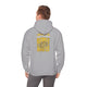 Los Angeles Fans Never Waver w Leopard Football Unisex Heavy Blend™ Hooded Sweatshirt - Cozy, Motivational Apparel for Everyday Wear by Printify