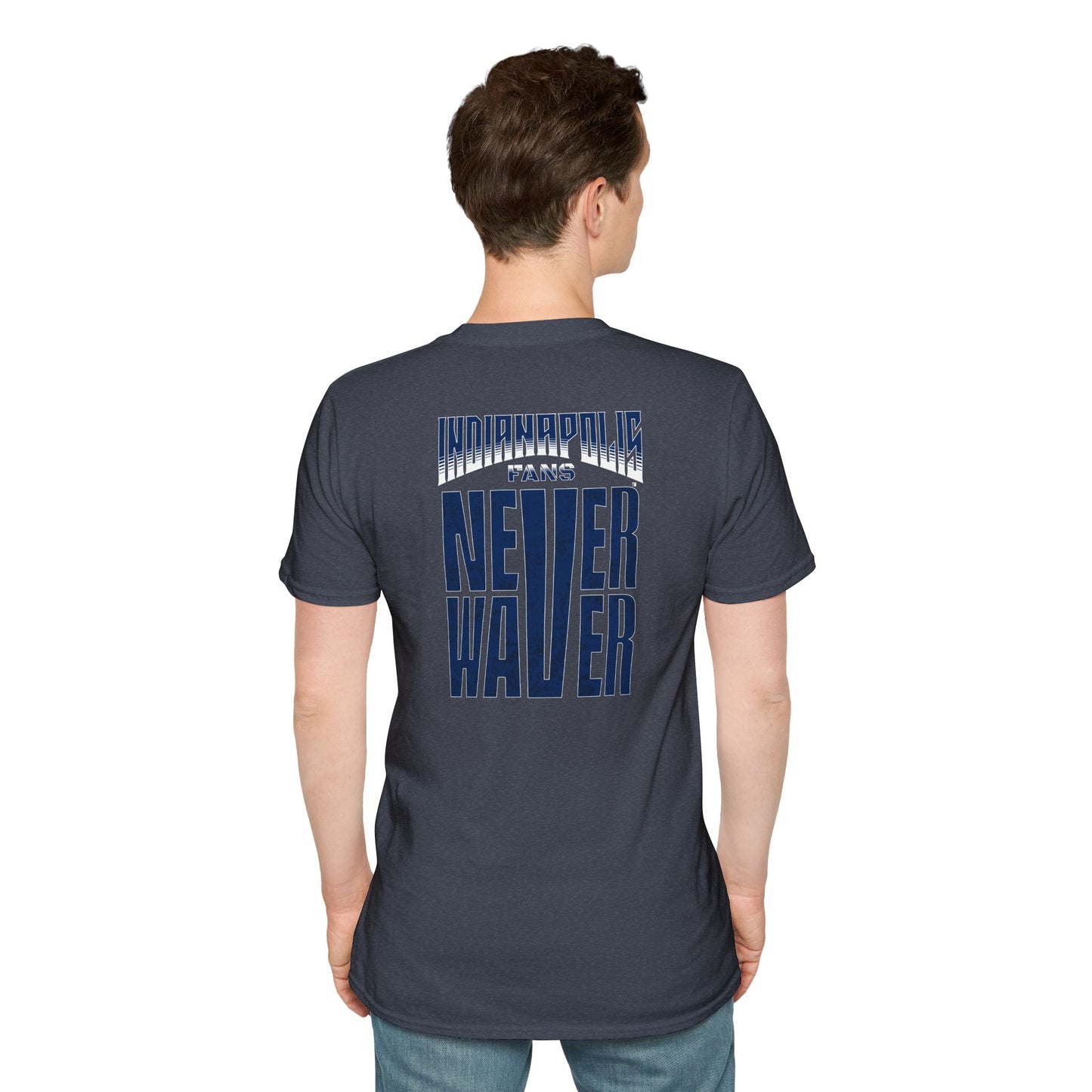 Indianapolis Fans Never Waver Unisex Softstyle T-Shirt