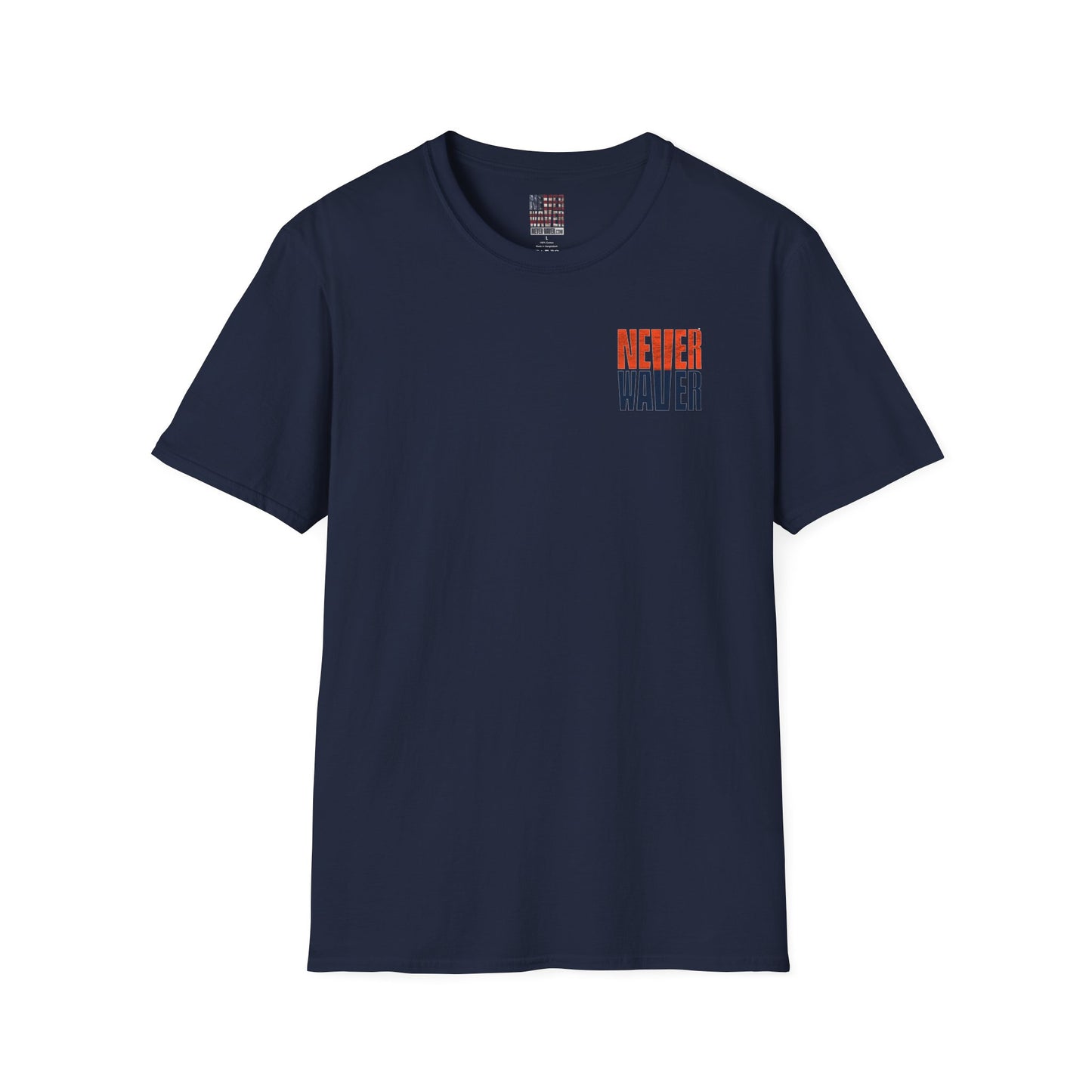 Denver Fans Never Waver Unisex Softstyle T-Shirt