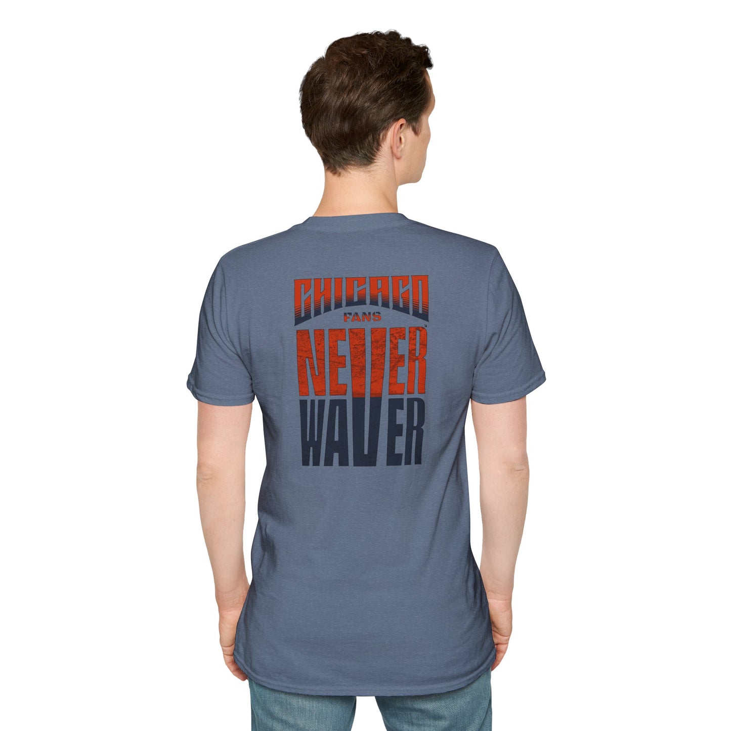 Chicago Fans Never Waver Unisex Softstyle T-Shirt