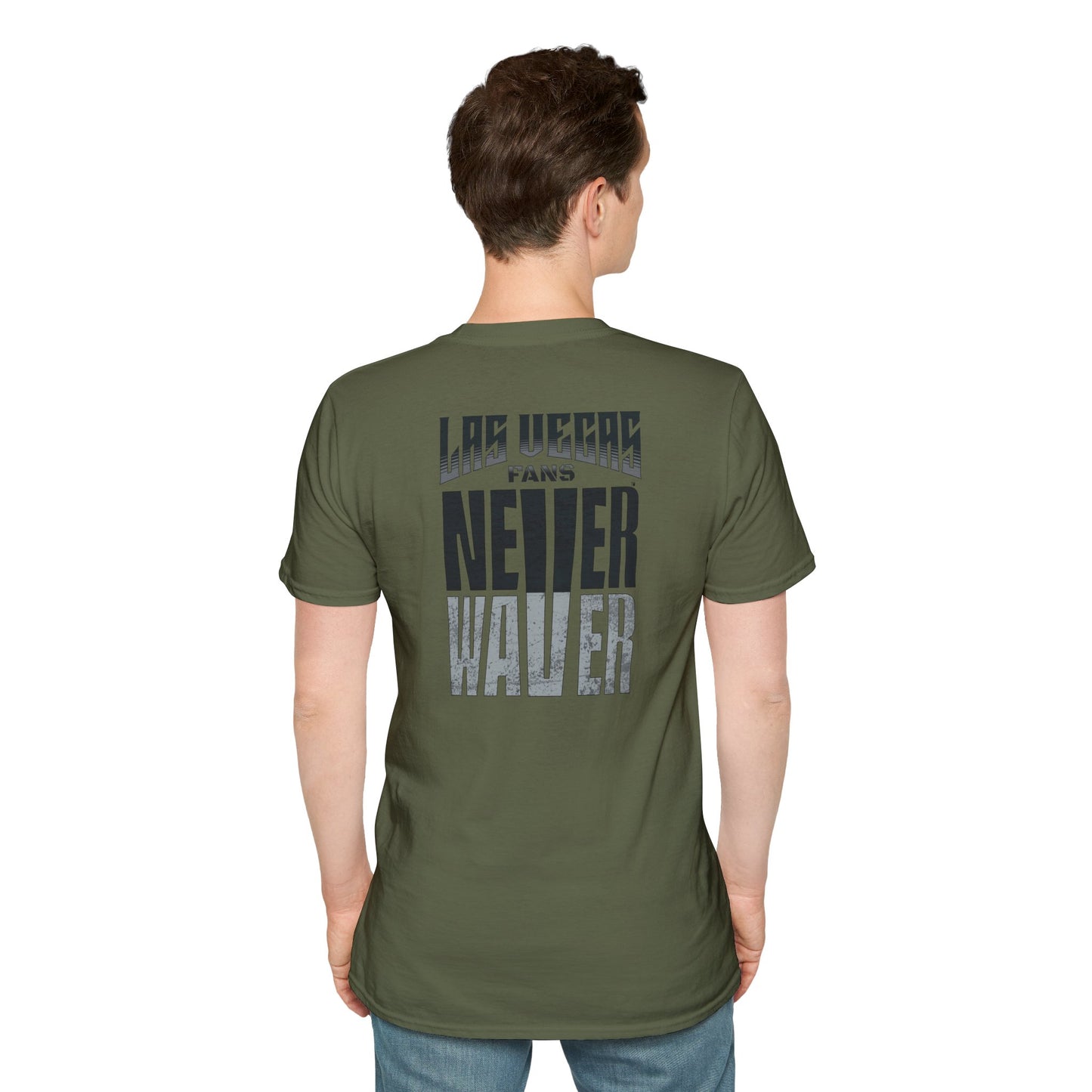 Las Vegas Fans Never Waver Unisex Softstyle T-Shirt