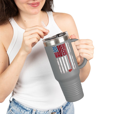 "Never Waver Golf" - Insulated Travel Mug - 40oz Sporty Drinkware