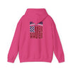 'New York Fans Never Waver' American Flag Design Unisex Heavy Blend™ Hoodie