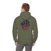 Never Waver Be Red White and A Little Bougie Unisex Heavy Blend™ Hoodie