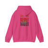 Tampa Bay Fans  Never Waver  w Leopard Football Unisex Heavy Blend™ Hoodie - Perfect for Sports Fans