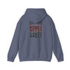 Atlanta Fans Never Waver Leopard Football Sweatshirt Unisex Heavy Blend™ Hoodie