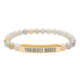 You Never Waver  Bracelet Engraved Natural Stone Beaded Bracelet
