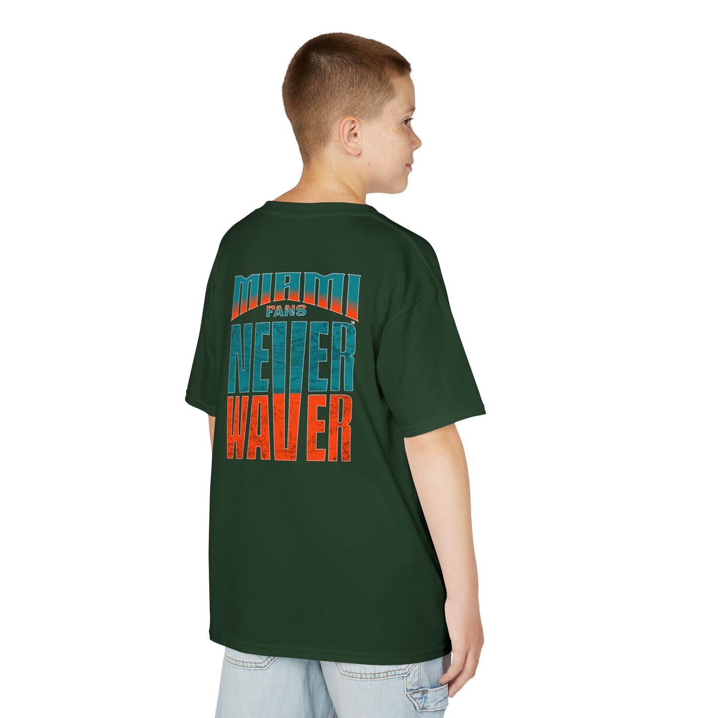 Miami Fans Never Waver Kids Heavy Cotton™ Tee