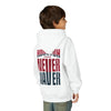 Houston Fans Never Waver Youth Heavy Blend Hooded Sweatshirt