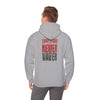 Tampa Bay Fans  Never Waver  w Leopard Football Unisex Heavy Blend™ Hoodie - Perfect for Sports Fans