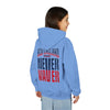 New England Fans Never Waver Youth Heavy Blend Hooded Sweatshirt
