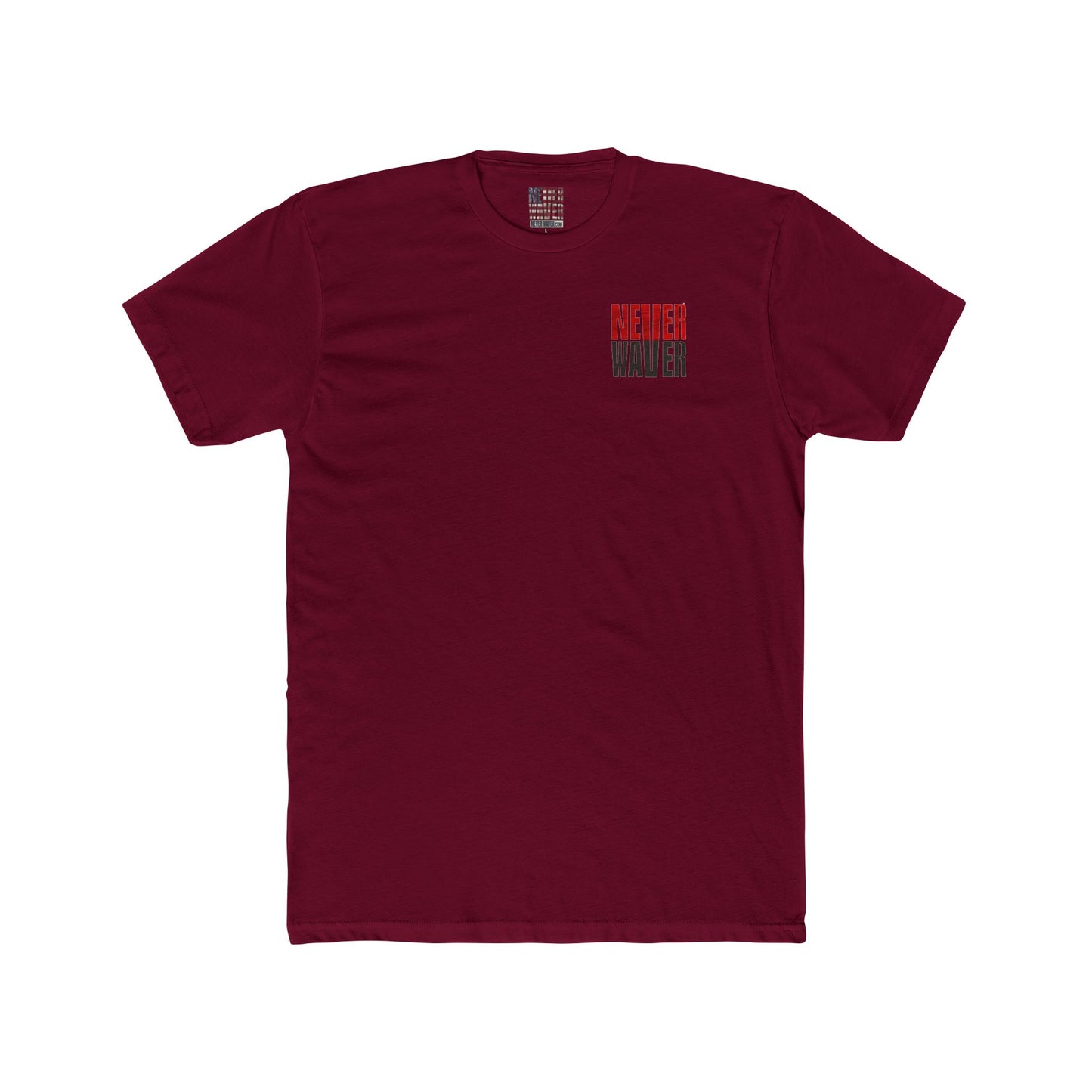 Tampa Bay Fans Never Waver Unisex Cotton Crew Tee