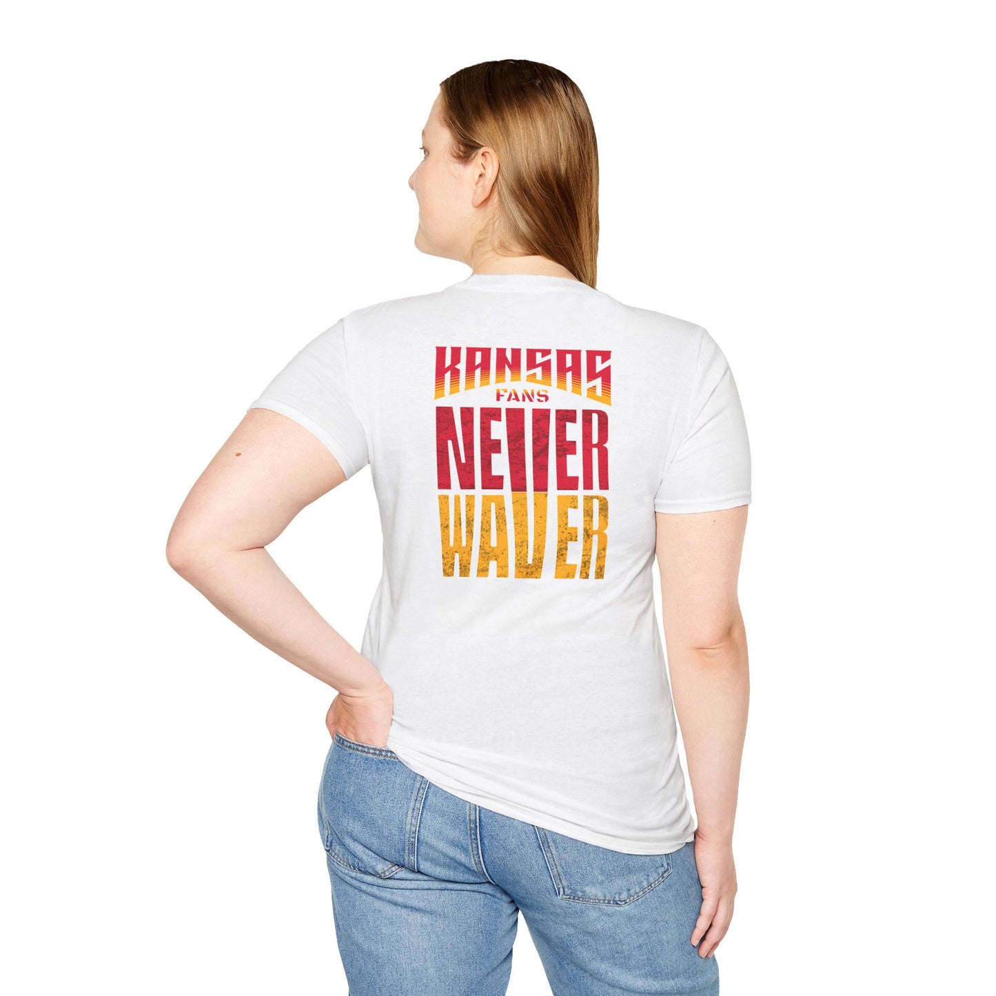 Kansas Fans Never Waver T-Shirt