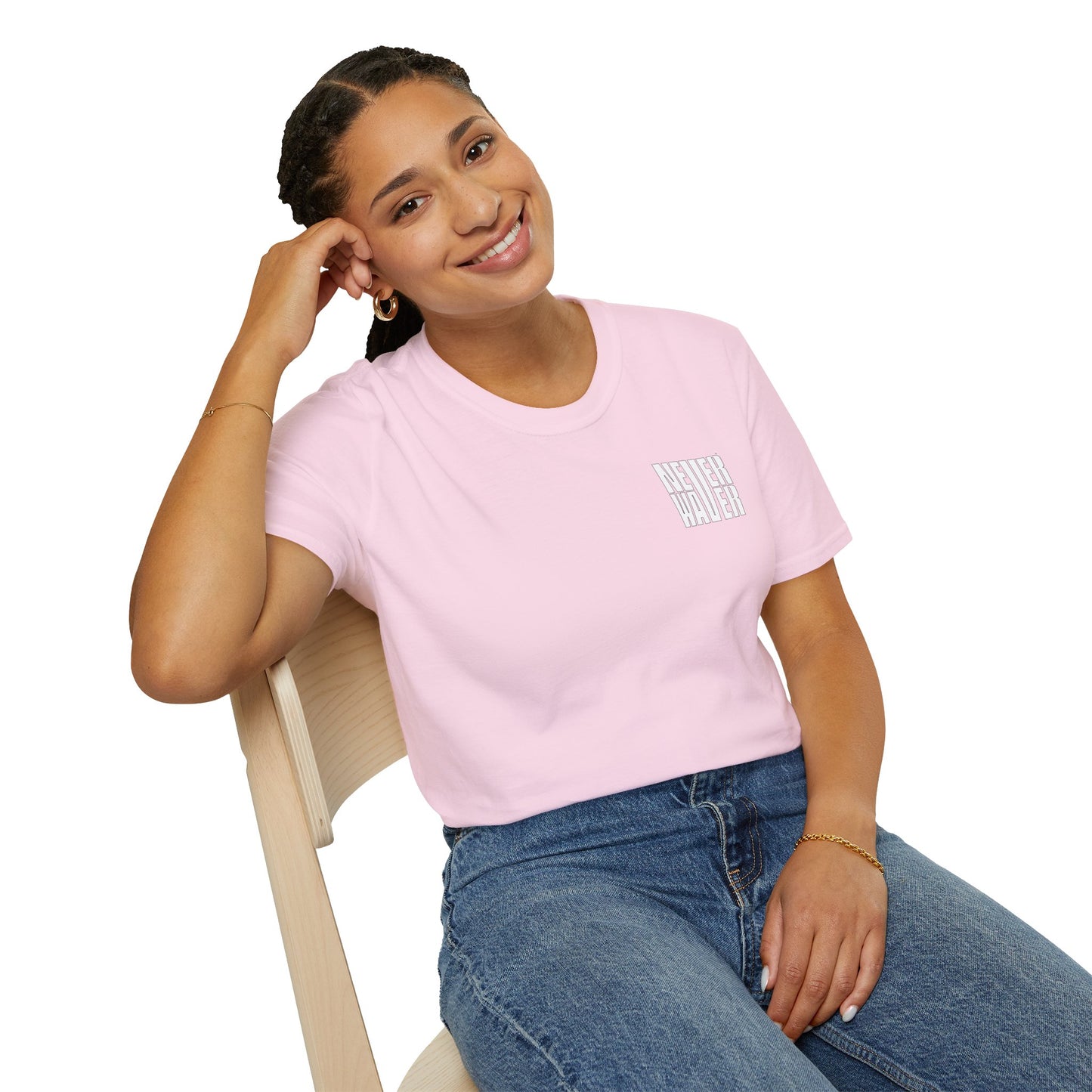 Never Waver Best mom Ever Unisex Softstyle T-Shirt
