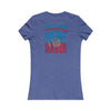 Tennessee Fans Never Waver W-Leopard Football Women's Favorite Tee