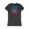 Tennessee Fans Never Waver W-Leopard Football Women's Favorite Tee