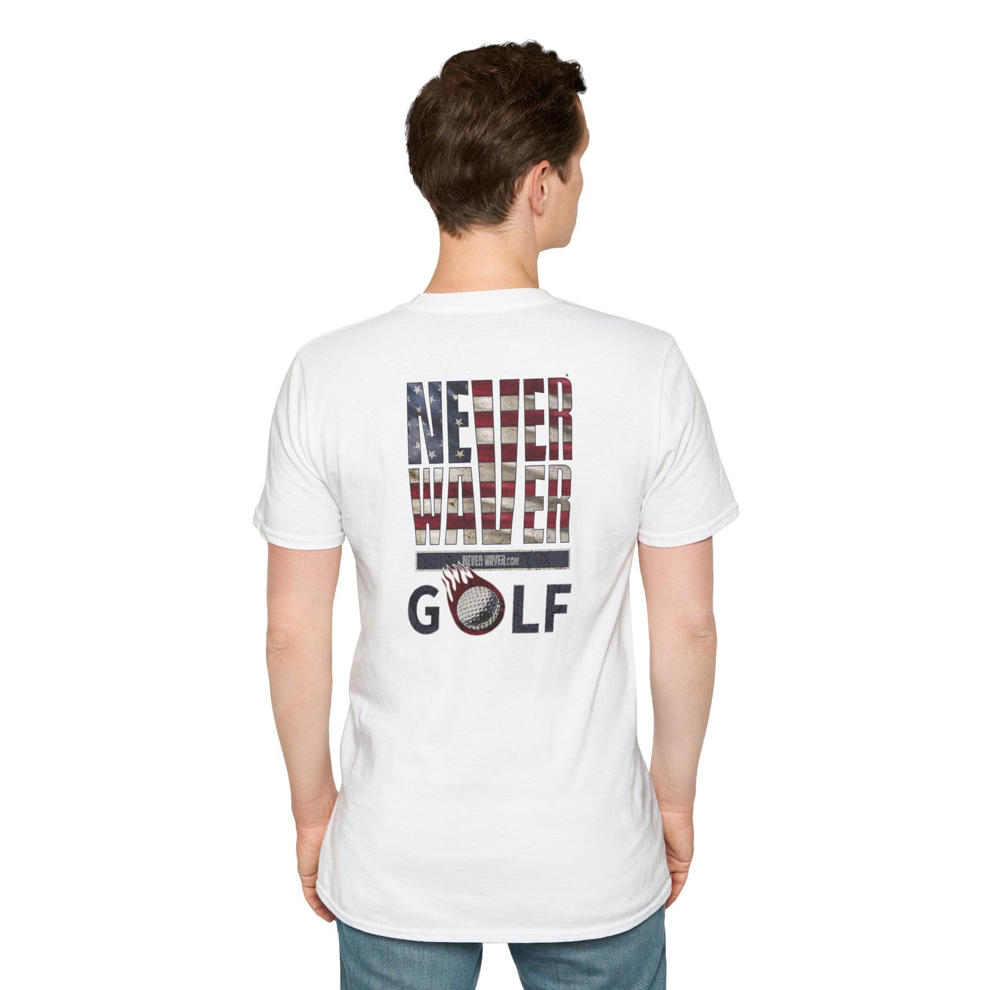 Never Waver Golf Unisex Soft style T-Shirt
