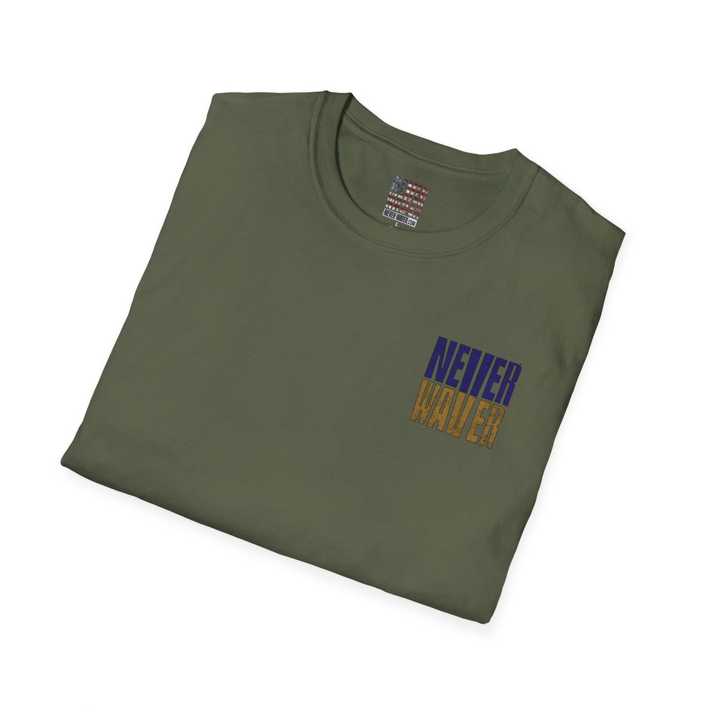 Baltimore Fans Never Waver Unisex Softstyle T-Shirt