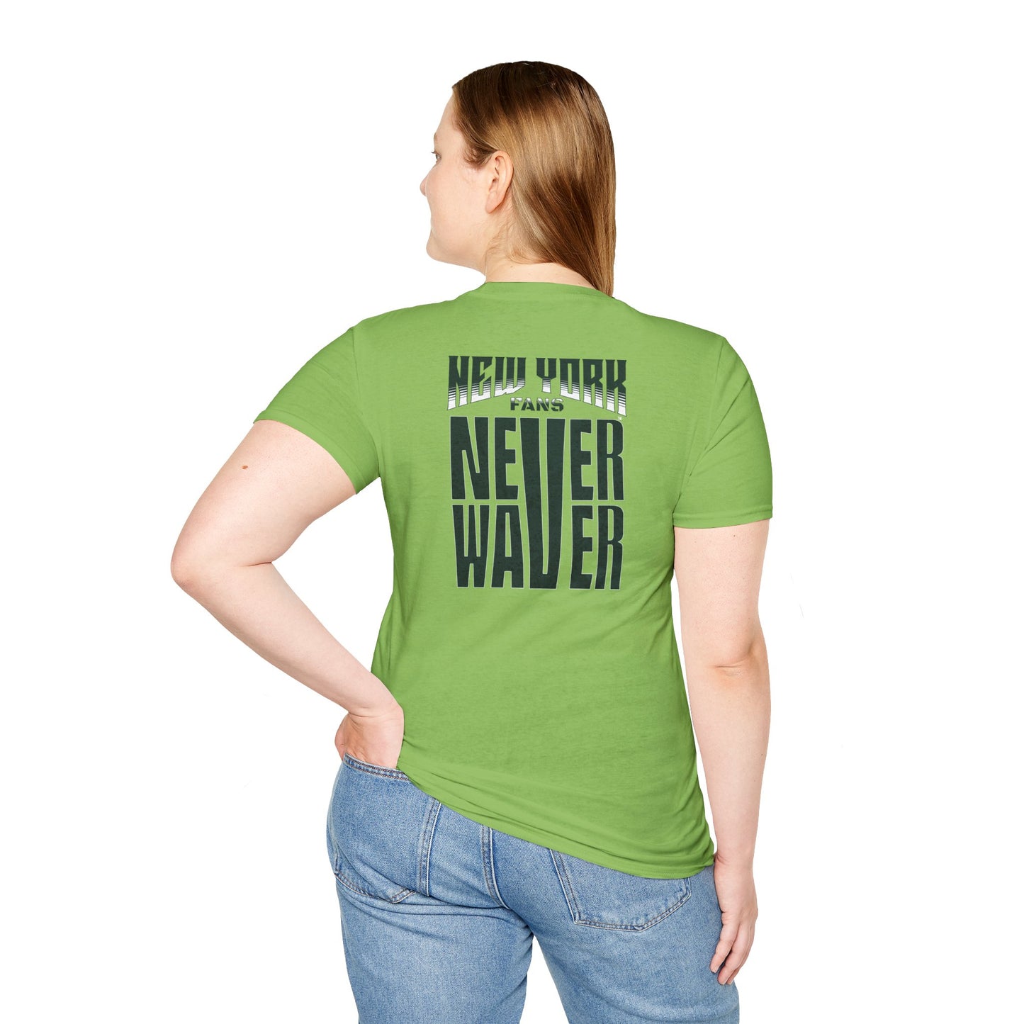 New York Fans Never Waver Unisex Softstyle T-Shirt