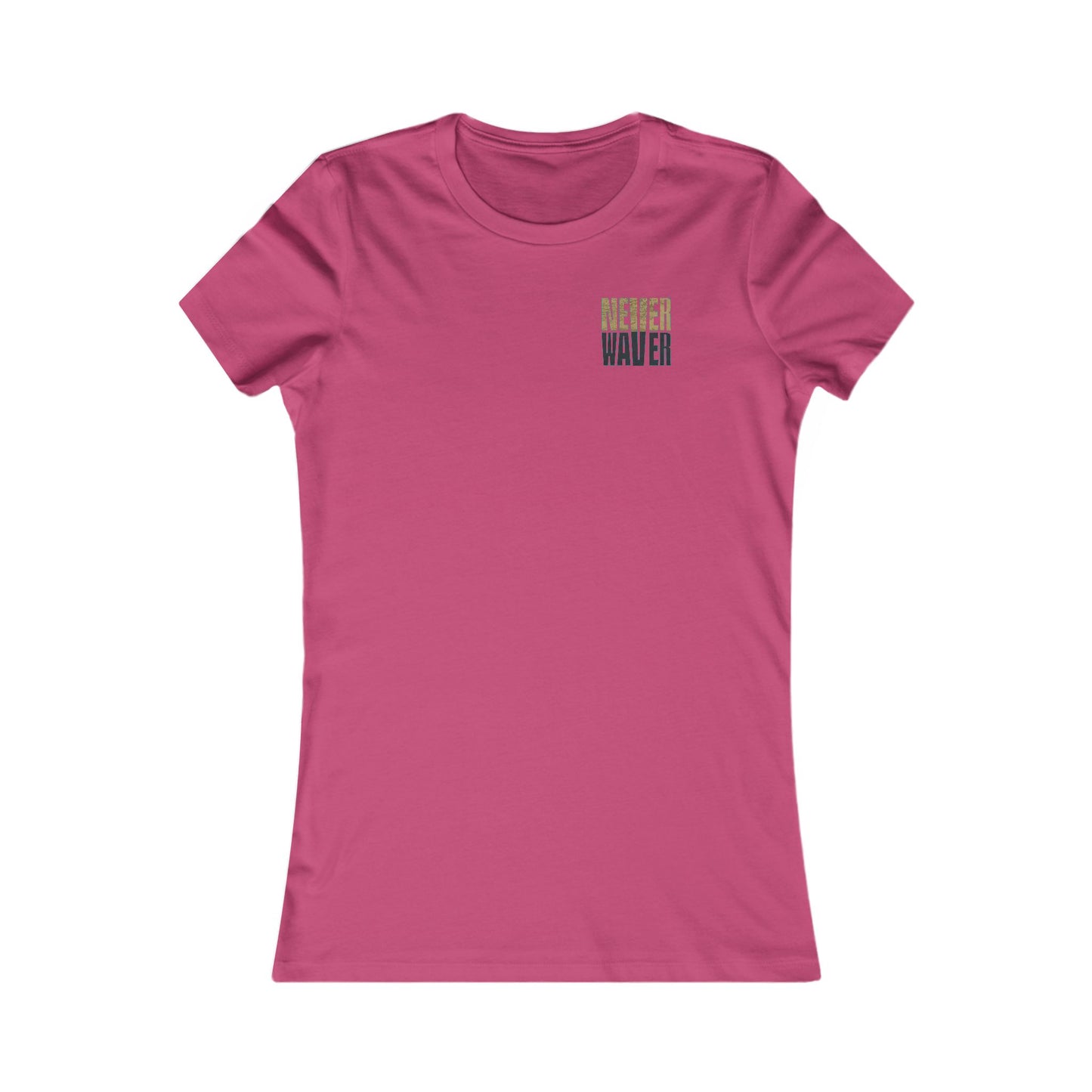 Jacksonville Fans Never Waver W-Leopard Football Women's Favorite Tee