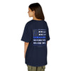 Never Waver Back The Blue  Kids Heavy Cotton™ Tee