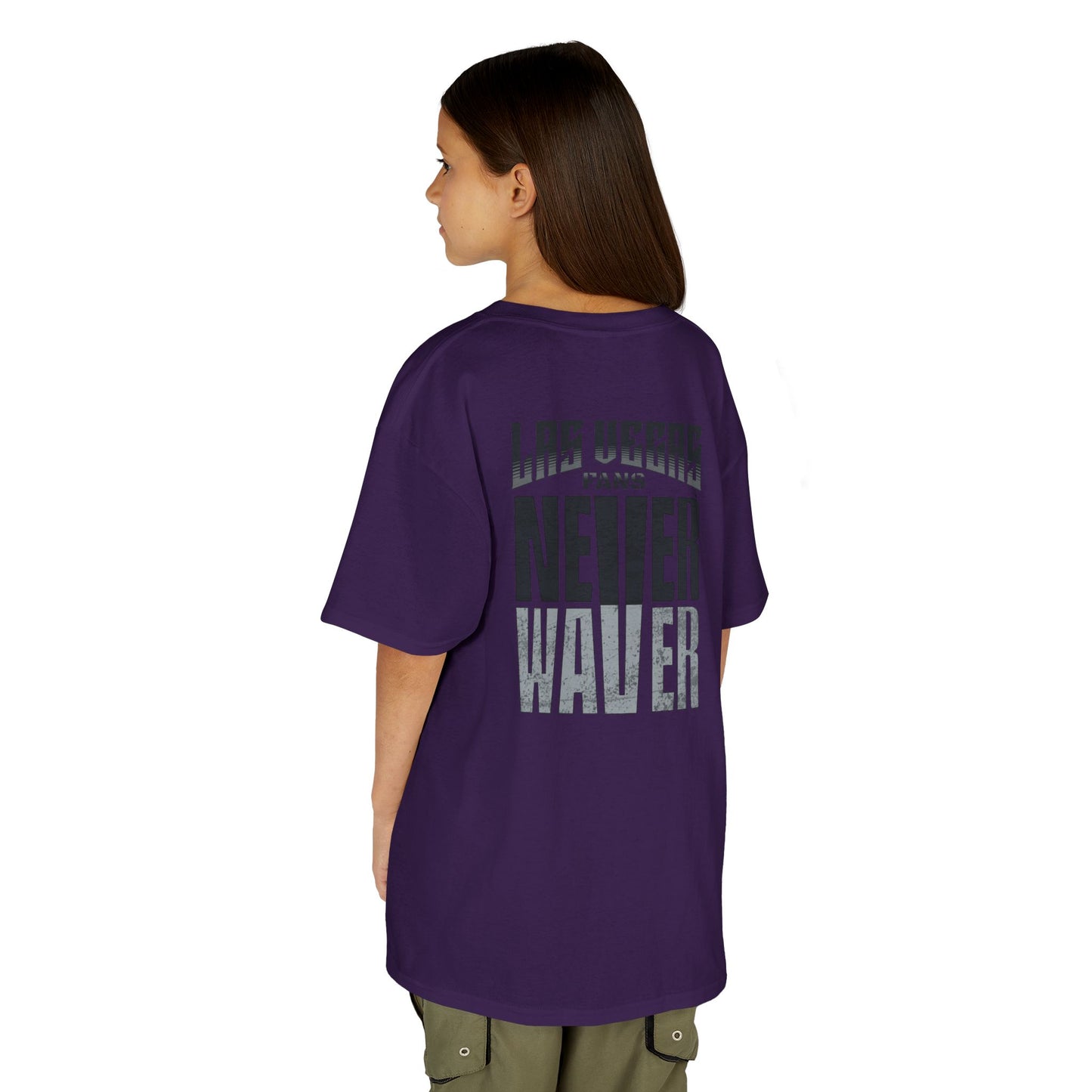 Las Vegas Fans Never Waver Kids Heavy Cotton™ Tee