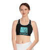 Never Waver Don't Wish For It Work For It Sports Bra (AOP)