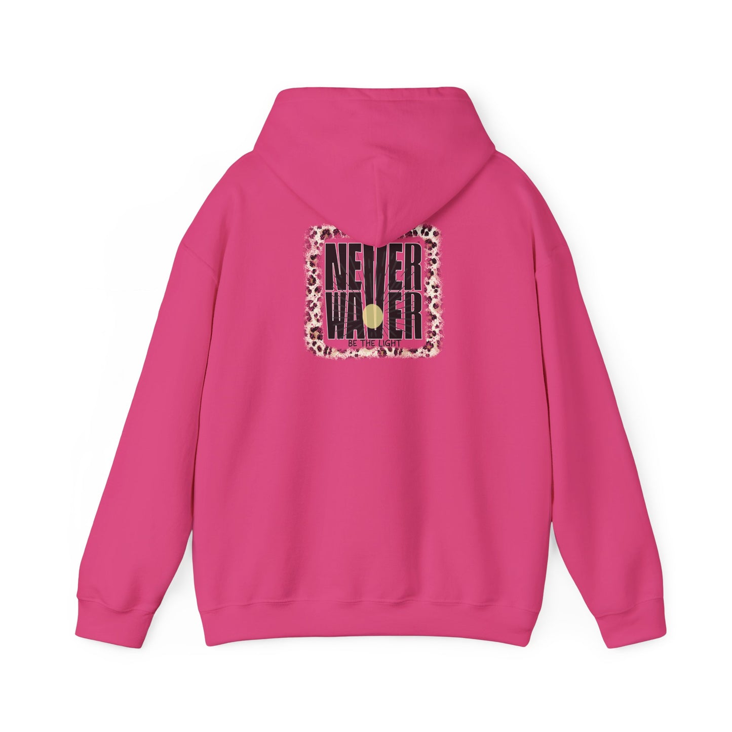 NEVER WAVER Be The Light Unisex Heavy Blend™ Hooded Sweatshirt